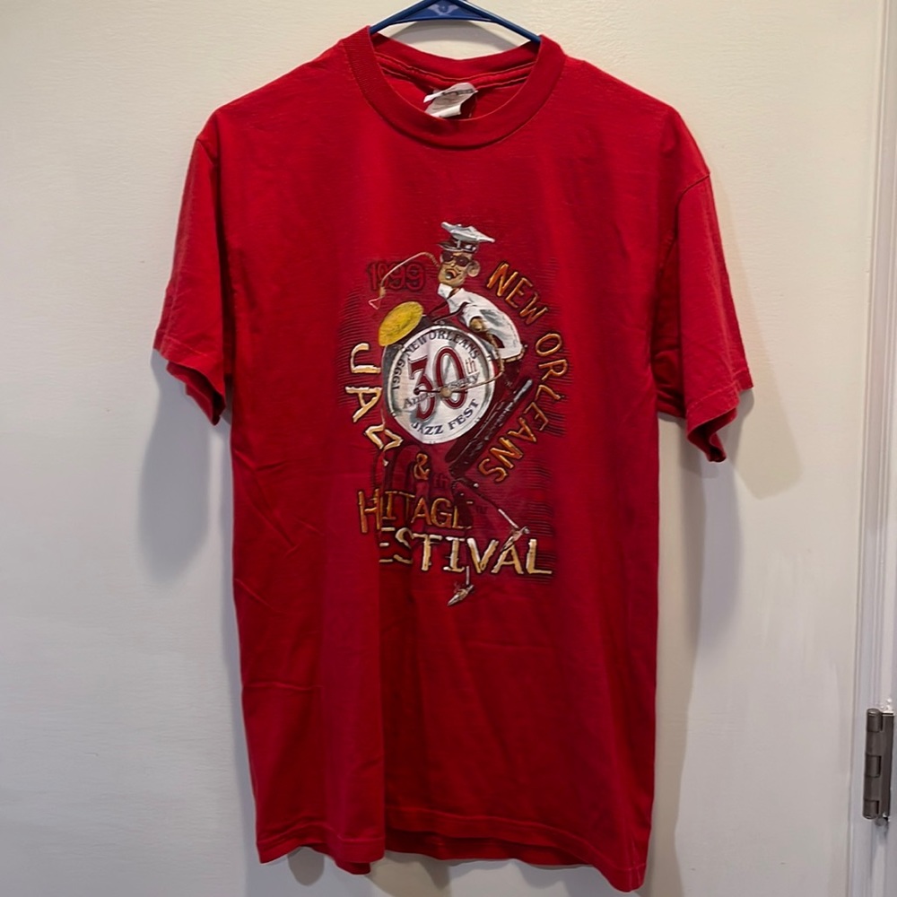 New Orleans Jazz Festival Vintage 1999 Tshirt men’s size Medium